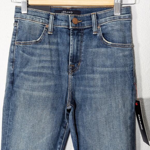 NEW J Brand Women’s Maria Jeans Model Off Duty Minimalist High Rise Denim Sz 24 - Picture 3 of 10